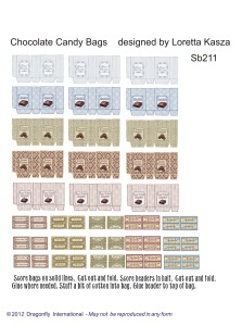 sb211- chocolate candy bags
